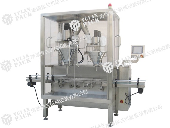 Single row double filling machine